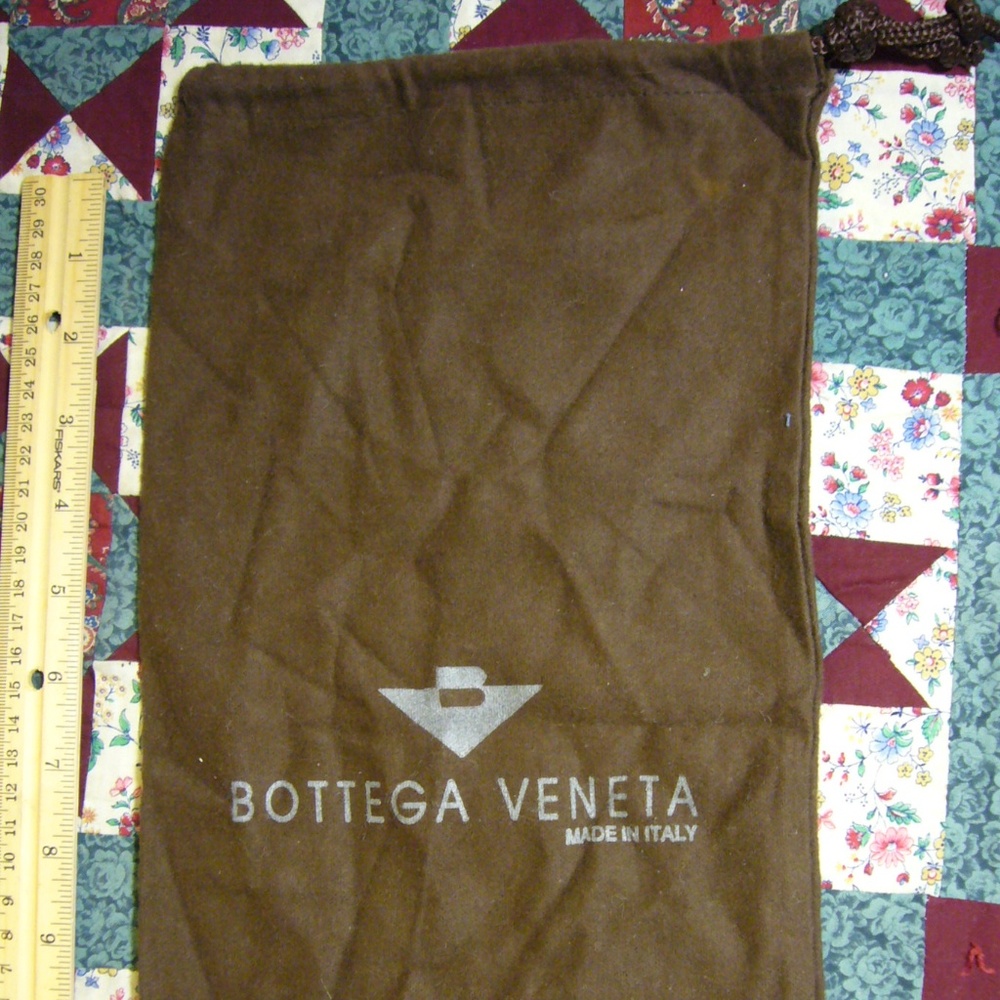 Bottega Veneta brown Flannel 16x8 Dust Bag